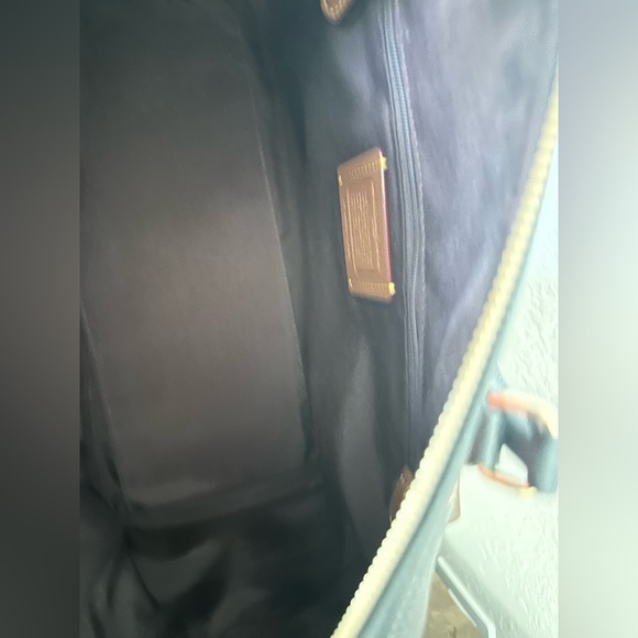 Coach Rowan Large Satchel Bag With Floral Print CCE27  Black/Red - Picture 11 of 13